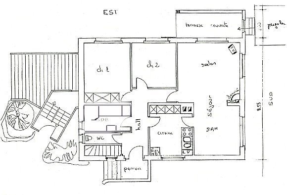 Plan Ferienwohnung Elsass