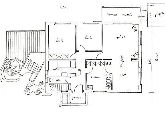 Plan Ferienwohnung Elsass